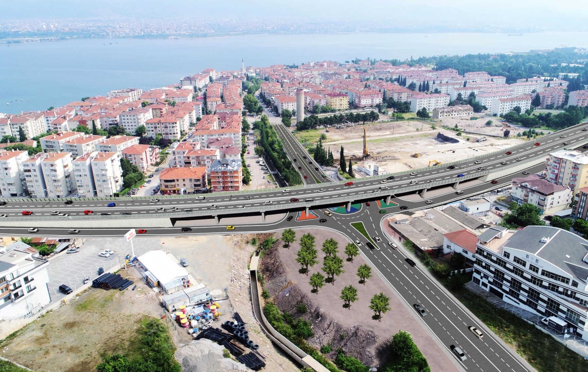 Gölcük Yüzbaşılar Köprülü Kavşağının Yapımına Başlandı