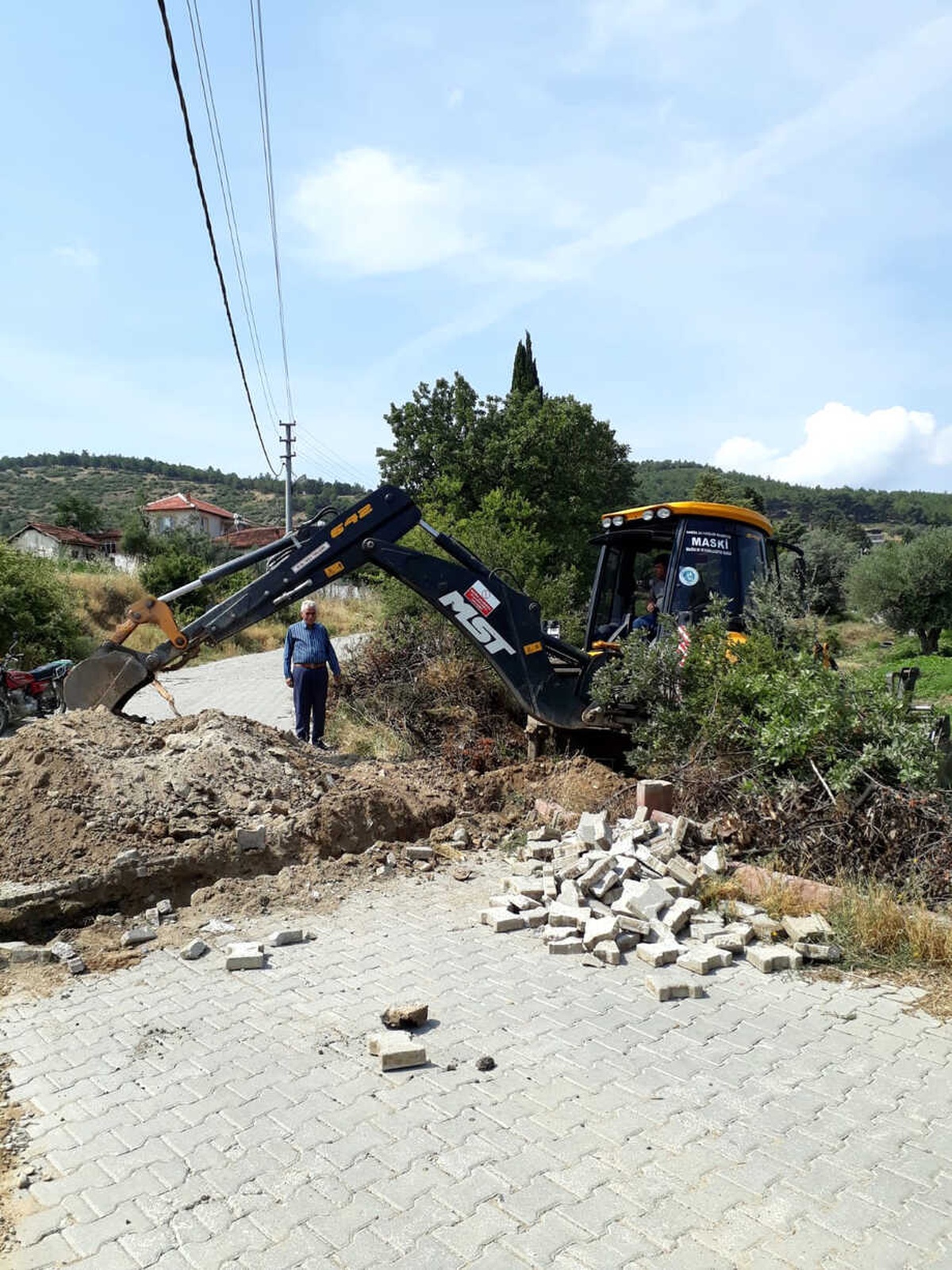 Kayapınar\'a Yeni Kanalizasyon Hattı