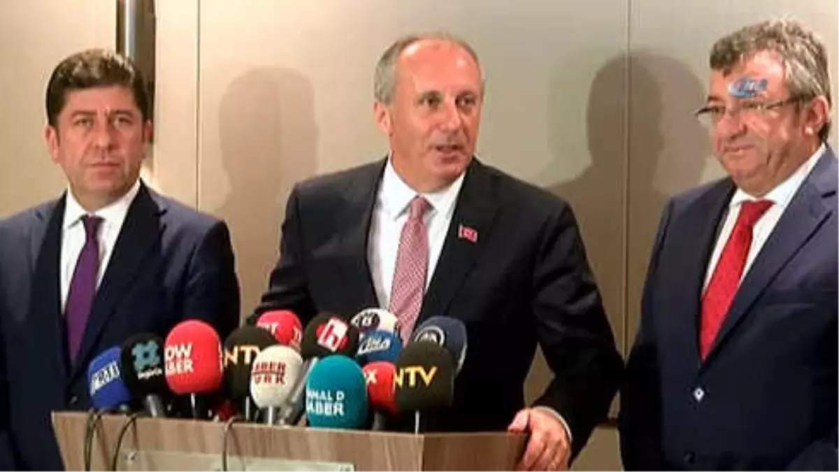 Muharrem İnce: "Türk Medyası Ne Yazık Ki Sınıfta Kaldı"