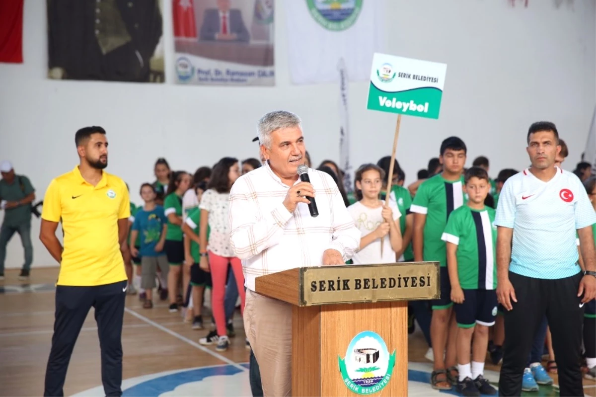 Serik Belediyesi Yaz Spor Okulları Açıldı