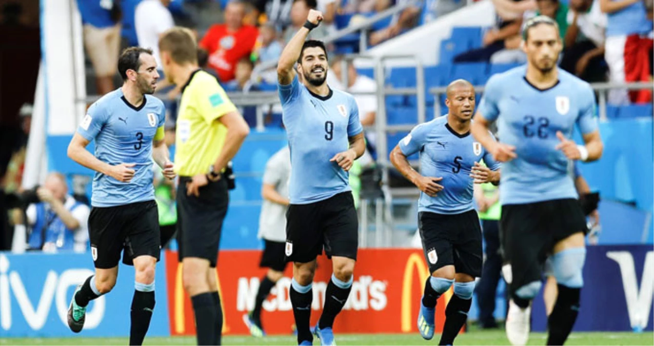Uruguay, Suudi Arabistan\'ı 1-0 Yenerek Son 16 Turuna Yükseldi