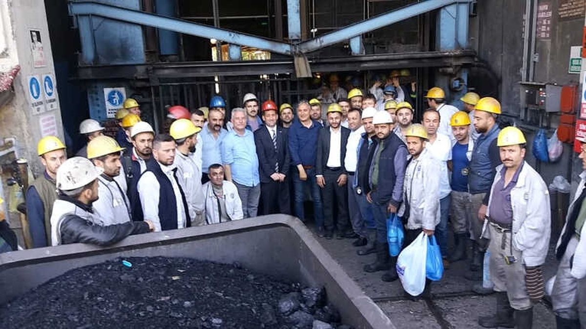 Ayan, Armutçuk\'ta Madencilere Seslendi