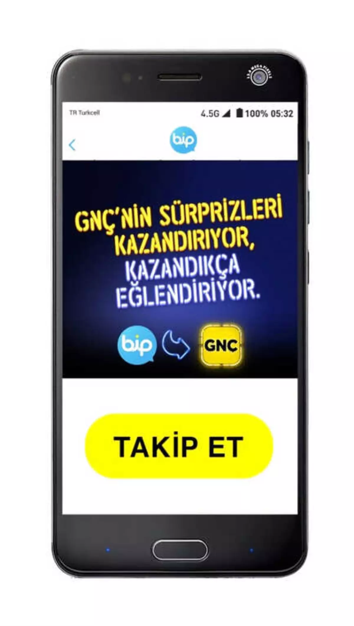 Bip\'ten Gençlere Hediye İnternet