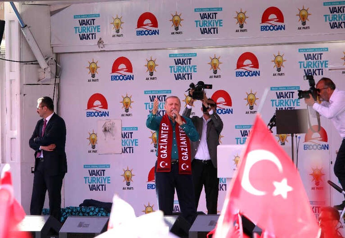 Erdoğan\'a Gaziantep\'te Rekor Karşılama