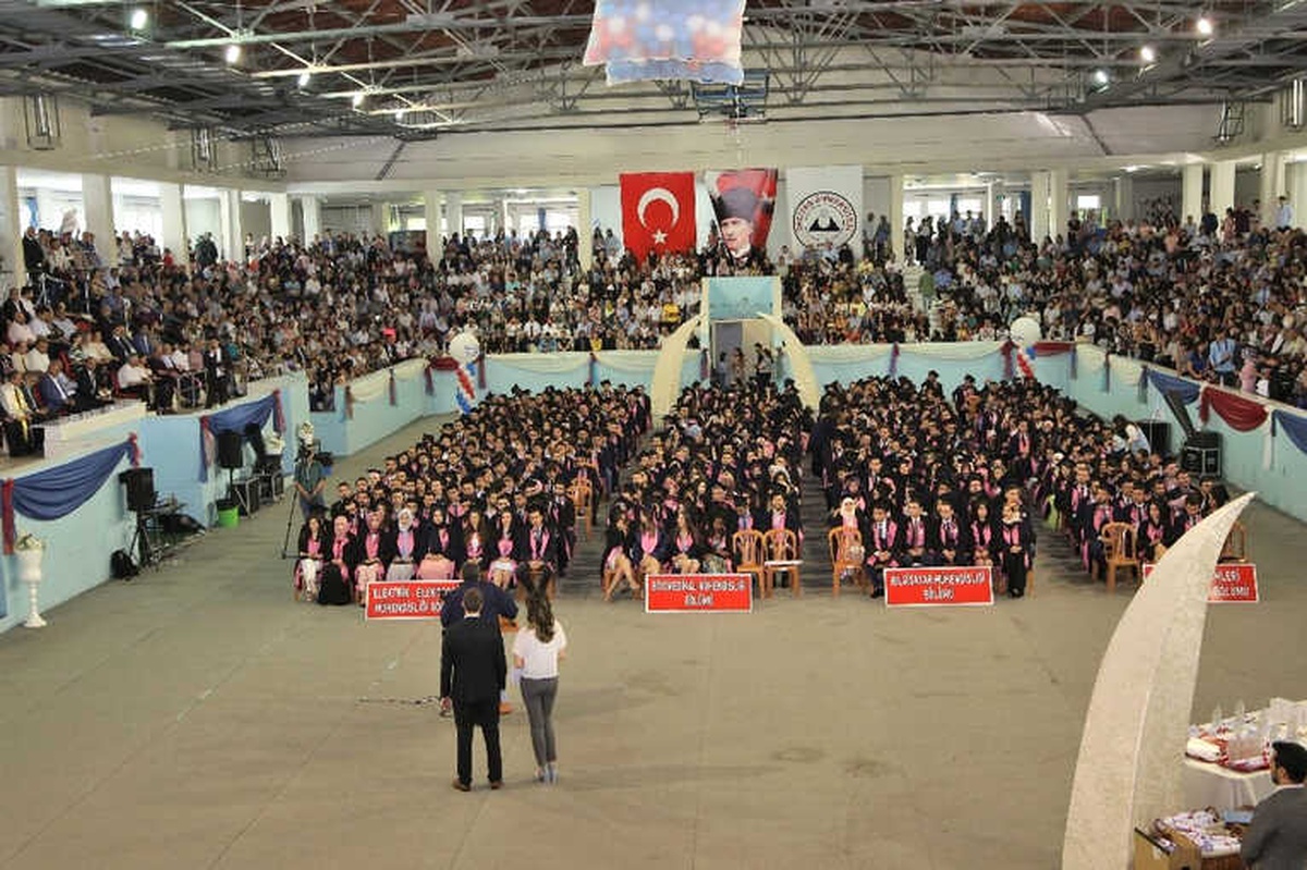 Erü Mühendislik Fakültesi 2. Grup Mezuniyet Töreni Kapsamında 4 Bölümden 500 Öğrenci Mezun Oldu