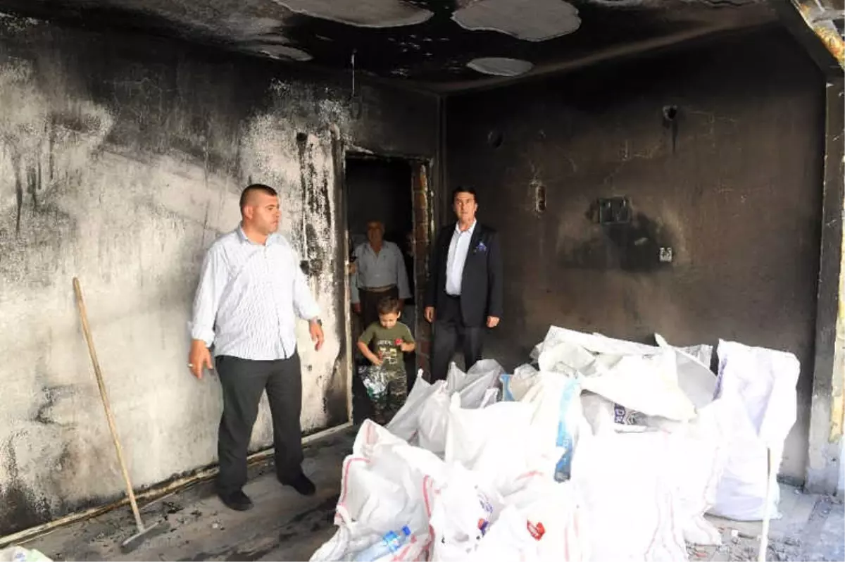 Evi Yanan Aileye Osmangazi Sahip Çıktı