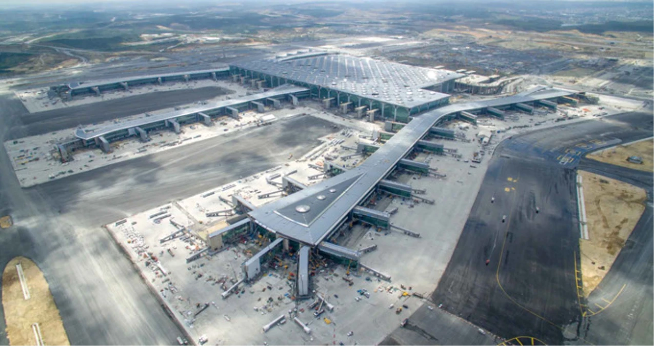 İlk Kez Erdoğan\'ın Uçağının İndiği 3. Havalimanının Son Hali Havadan Görüntülendi