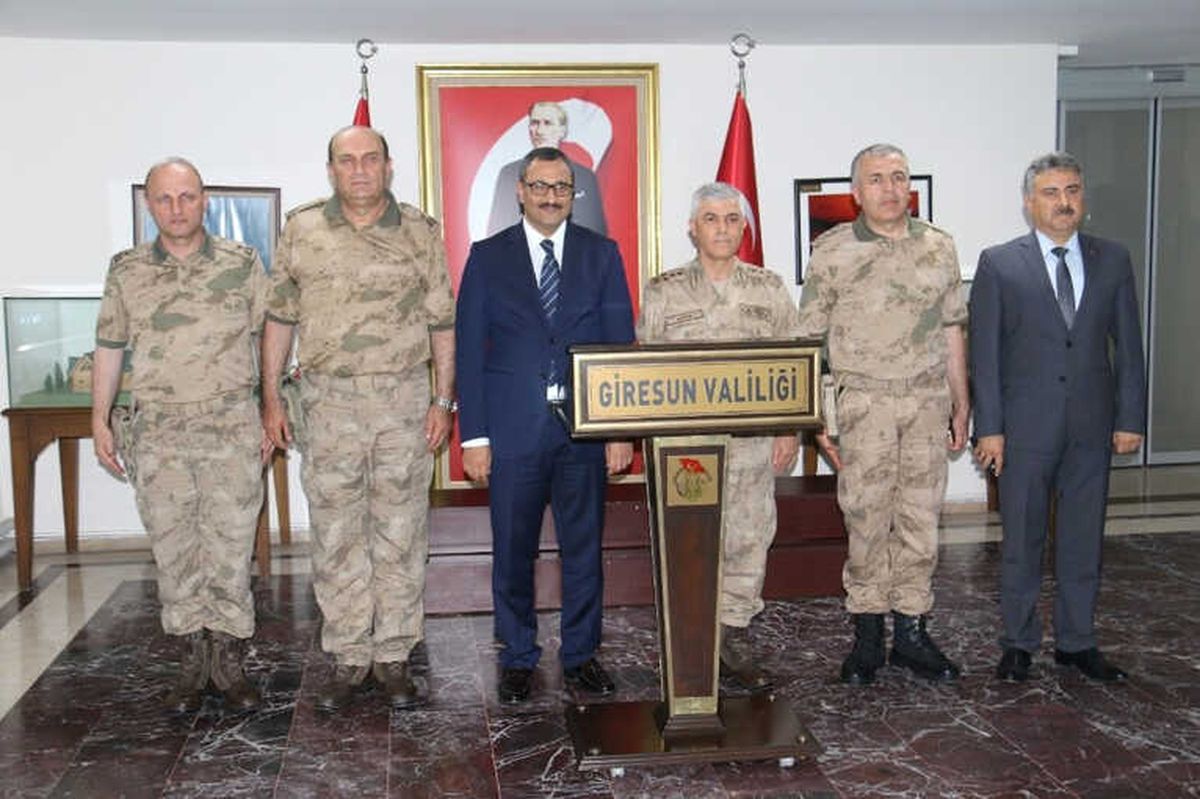 Jandarma Genel Komutanı Orgeneral Çetin, Giresun\'da