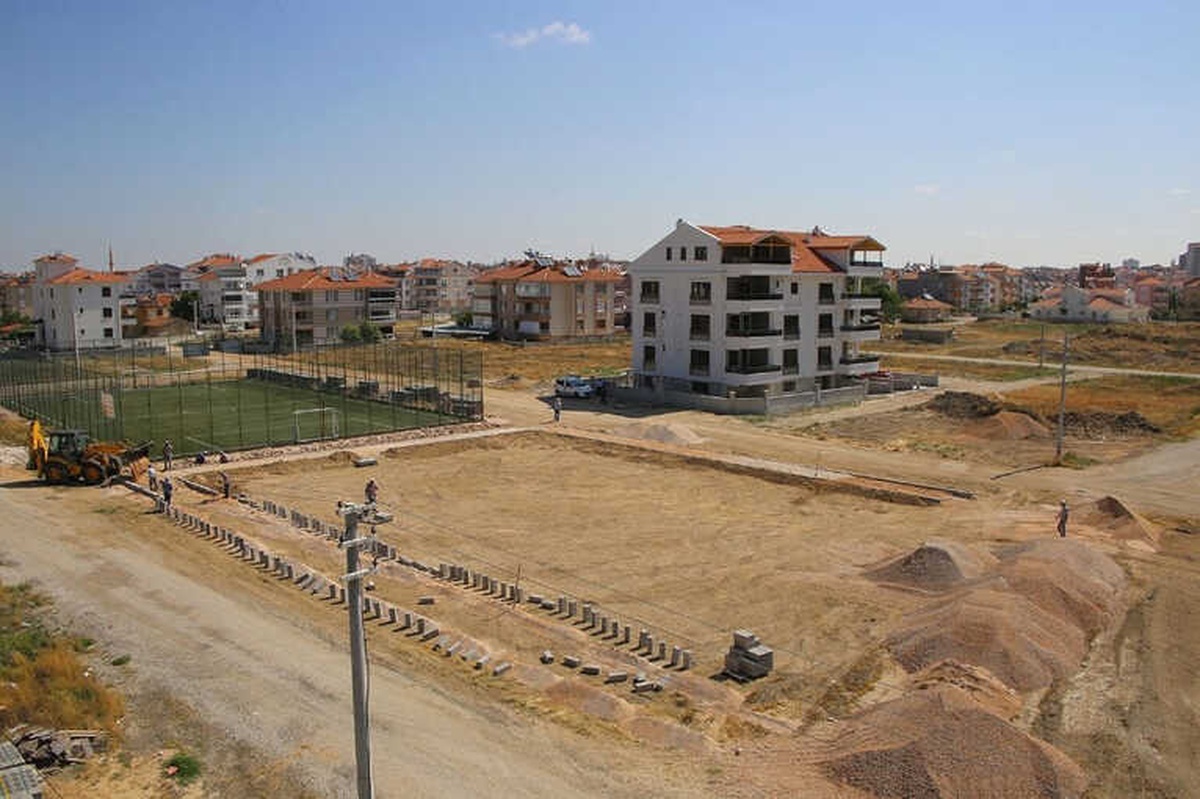 Karaman\'da Mehmet Bey Mahallesine Yeni Park