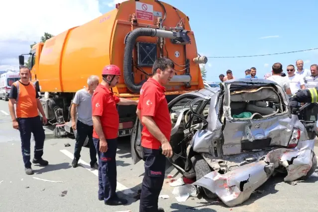 Rize'de Trafik Kazası: 1 Ölü, 1 Yaralı - Son Dakika