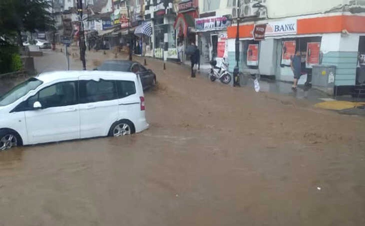 Tokat\'ta Sağanak Yağış Hayatı Olumsuz Etkiledi