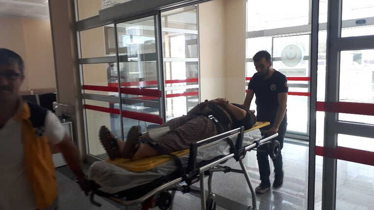 Yüksekten Düşen Kadın Yaralandı
