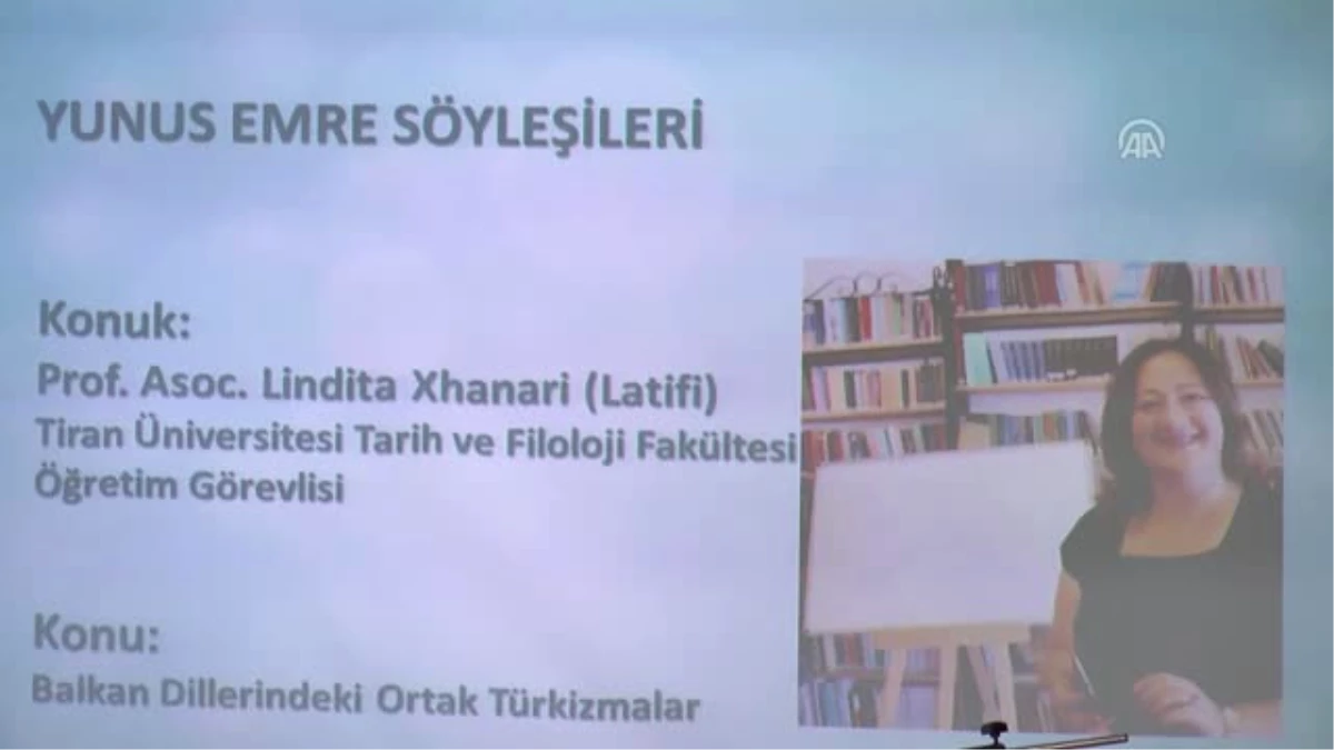 Arnavutluk\'ta "Balkan Dillerindeki Ortak Türkizmalar" Söyleşisi