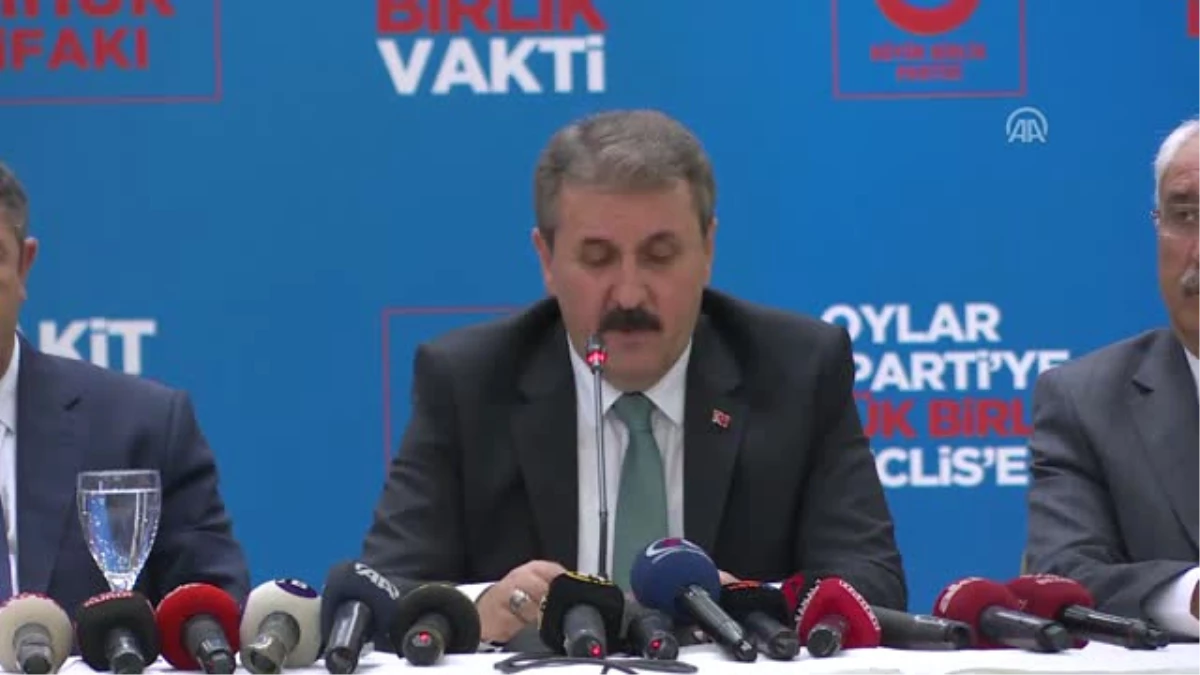 Destici: "Bakanlıkların Sayısının Azalması Kamudaki Hantallığı Azaltacak"