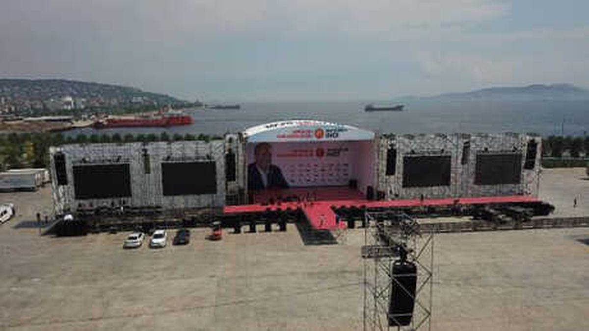Havadan Fotoğraflarla) - Maltepe Miting Alanı Muharrem İnce İçin Hazırlanıyor