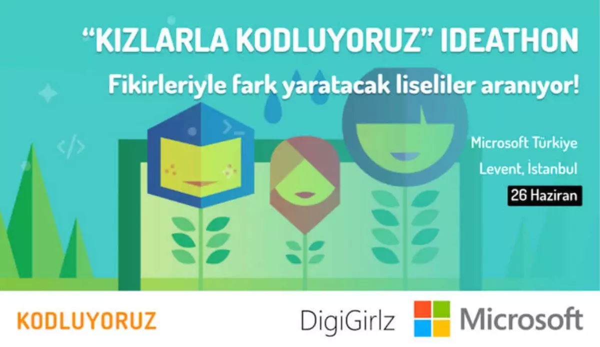 Microsoft Geleceğin Bilim Kadınlarını Arıyor, Kızlarla Kodluyoruz