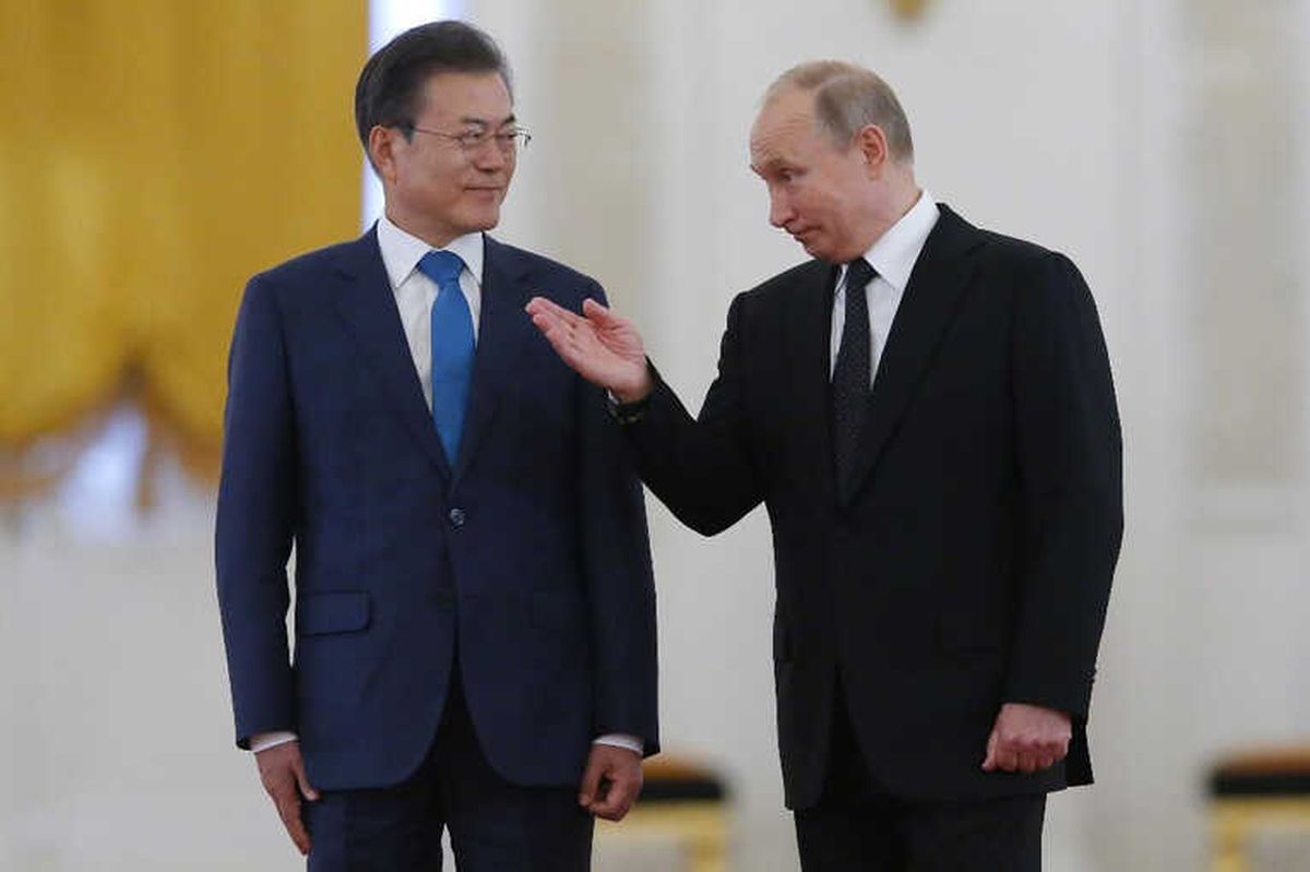 Putin, Güney Kore Lideri Moon\'u Ağırladı
