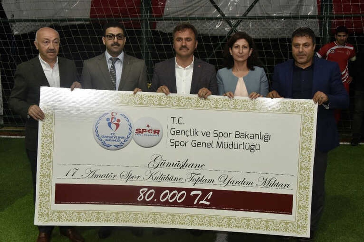Spor Bakanlığından Gümüşhane\'nin Amatör Spor Kulüplerine Destek