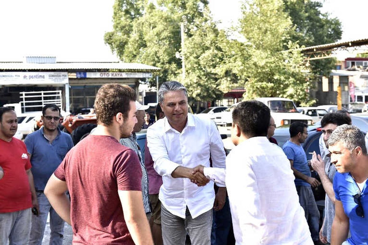 Uysal, Serik Sanayi Esnafı ile Buluştu