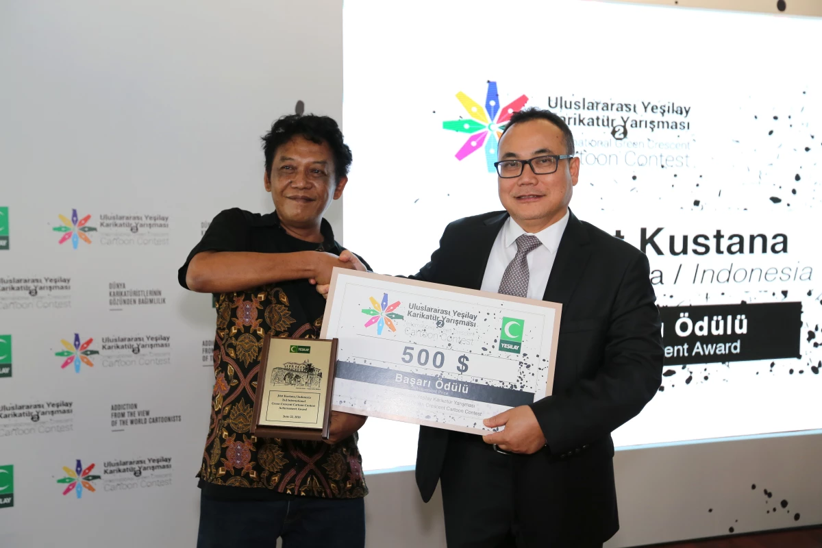 2. Uluslararası Yeşilay Karikatür Yarışması\'nda Ödüller Sahiplerini Buldu