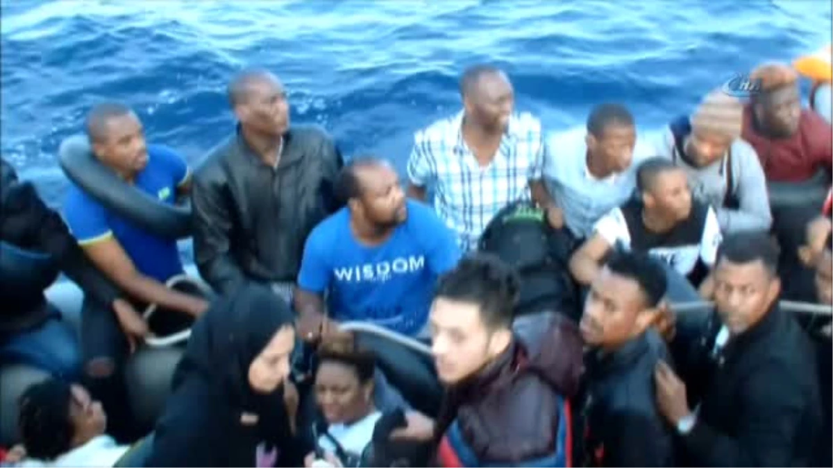 Kaçak Göçmenler Denizin Ortasında Böyle Yakalandı