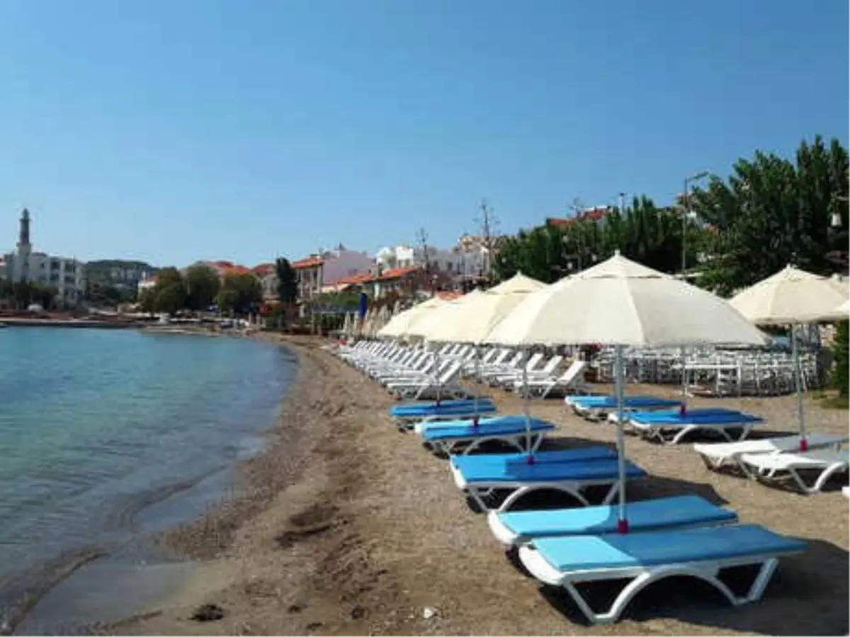 Datça\'da Plajlar Boş Kaldı