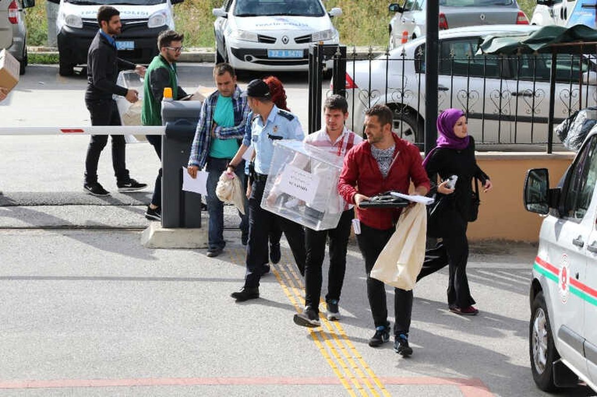 Edirne Adliyesinde Sıkı Oy Güvenliği