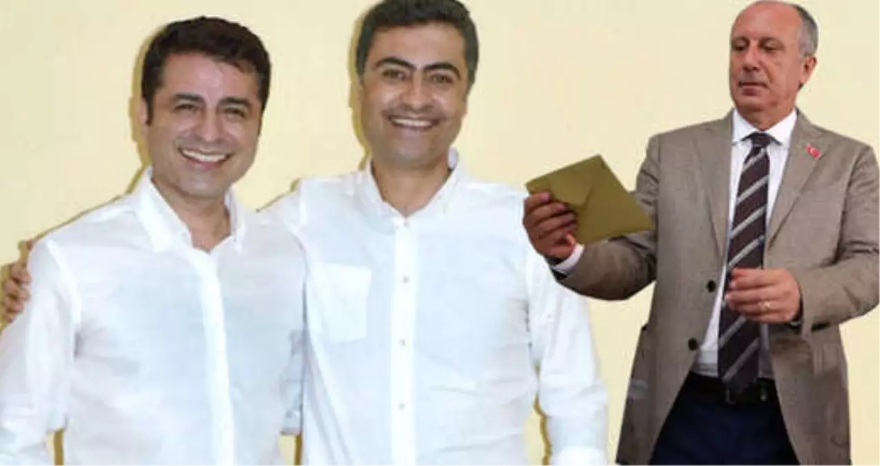 Selahattin Demirtaş\'ın Oy Kullandığı Sandıktan Muharrem İnce Birinci Çıktı