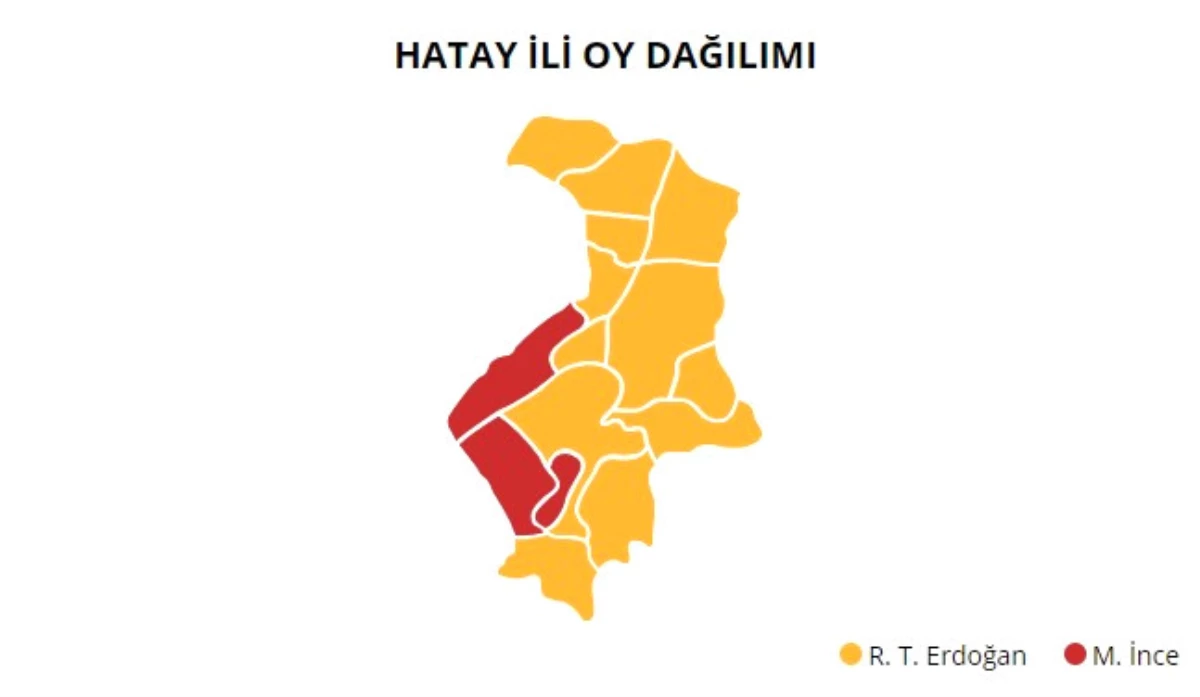 24 Haziran 2018 Hatay Cumhurbaşkanı Adaylarının Oy Oranı! 24 Haziran 2018 Hatay\'da Sandıkta Kim Kazandı?