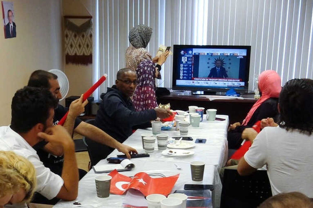 ABD\'deki AK Parti Kutlamalarına Suriyelilerde Katıldı