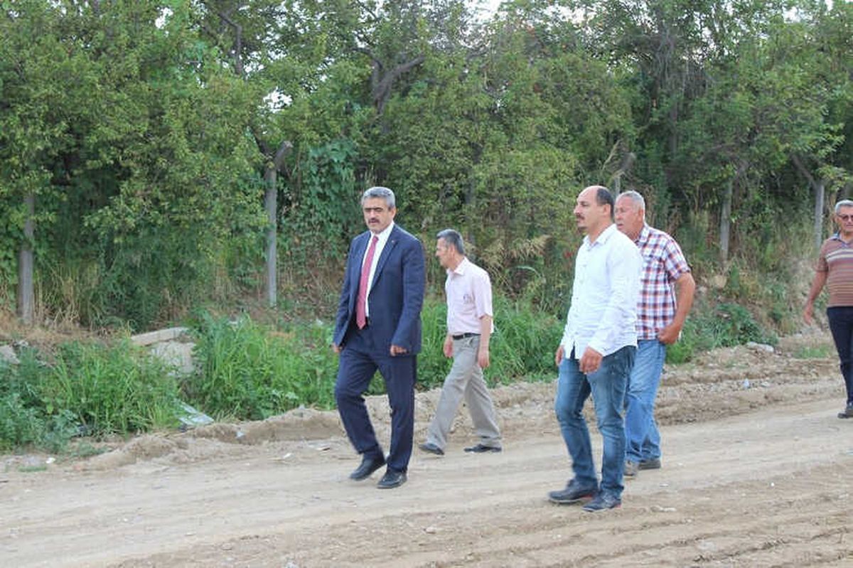 Başkan Alıcık, Dallıca Çayında İncelemede Bulundu