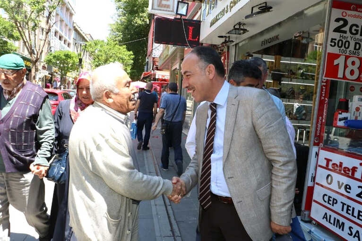 Başkan Saygılı\'dan Esnafa Teşekkür Ziyareti