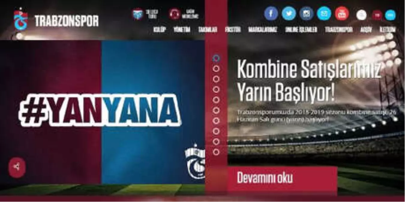 Trabzonspor\'da Kombine Satışları Yarın Başlıyor