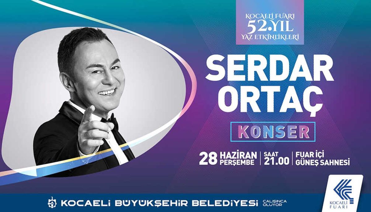 Büyükşehir\'den Serdar Ortaç Konseri