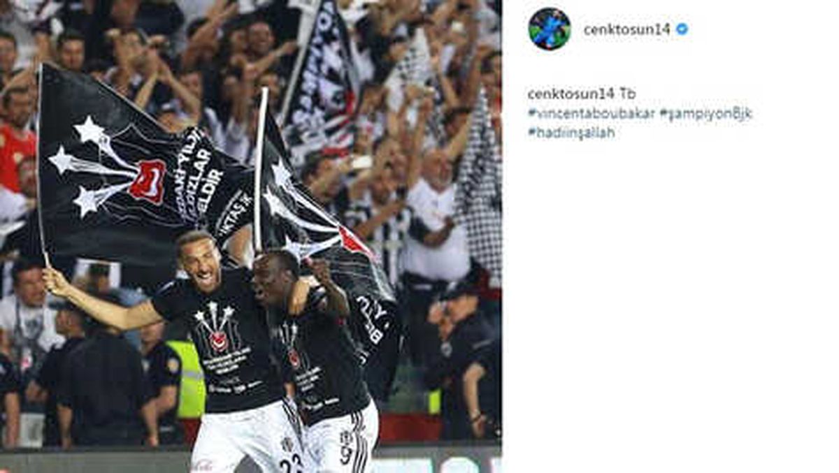 Cenk Tosun\'dan Aboubakar Paylaşımı