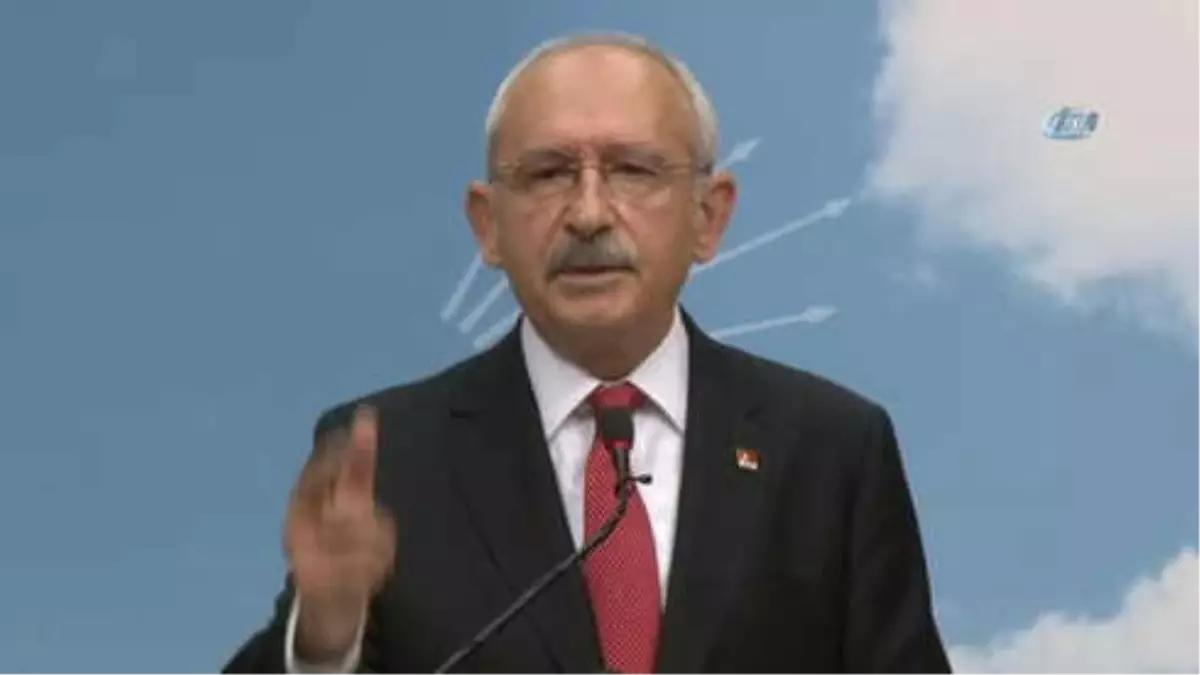 CHP Lideri Kılıçdaroğlu: "Koltuk Sevdası Olanların Bu Partide İşi Yoktur"