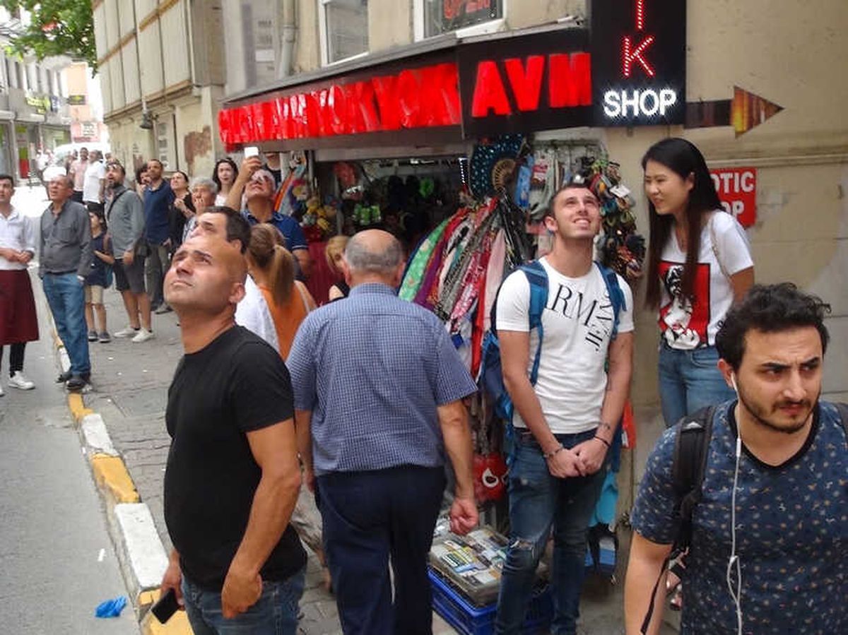 Beyoğlu\'nda Bir Binada Mahsur Kalan Yavru Martı İtfaiye Tarafından Kurtarıldı