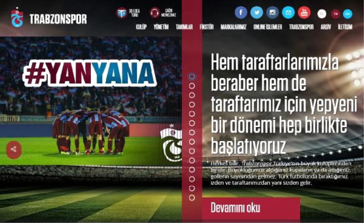 Trabzonspor\'dan İmza Kampanyası: "Yan Yana Bitişik Yazılsın"