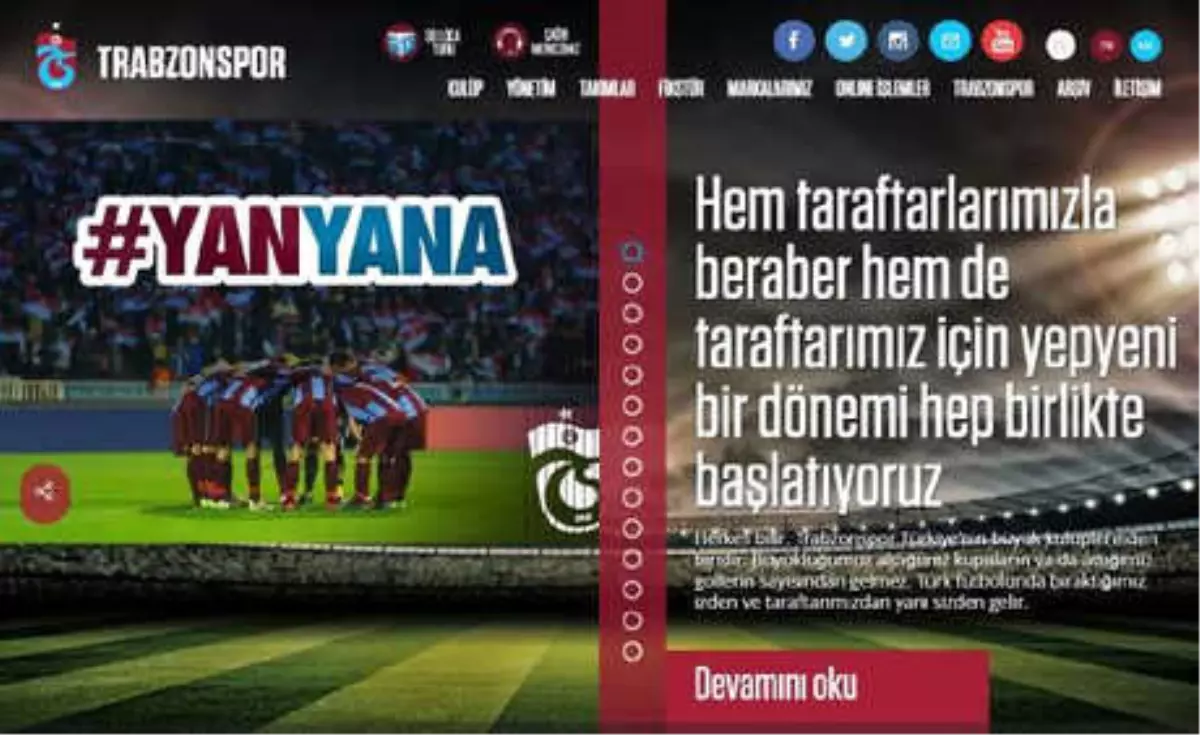 Trabzonspor\'dan İmza Kampanyası: "Yan Yana Bitişik Yazılsın"