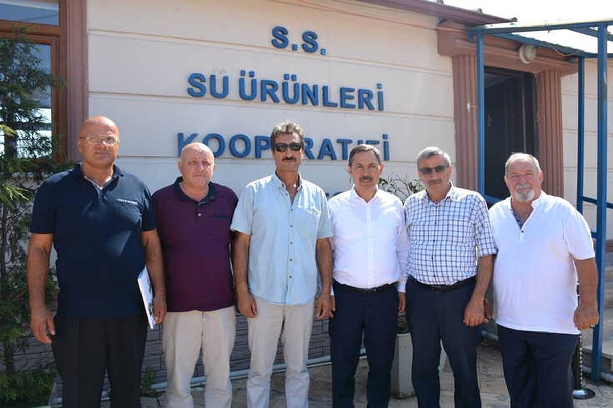 Uysal\'dan Su Ürünleri Kooperatifine Ziyaret