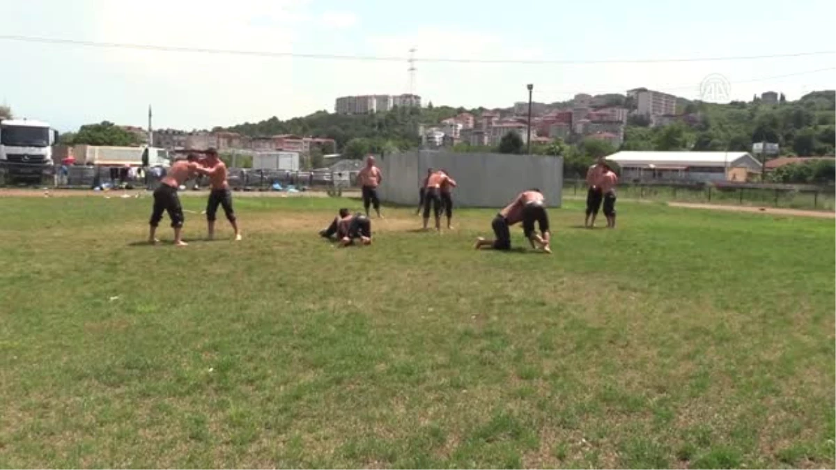 Yağlı Güreşçiler Tarihi Kırkpınar\'a Hazırlanıyor - Zonguldak