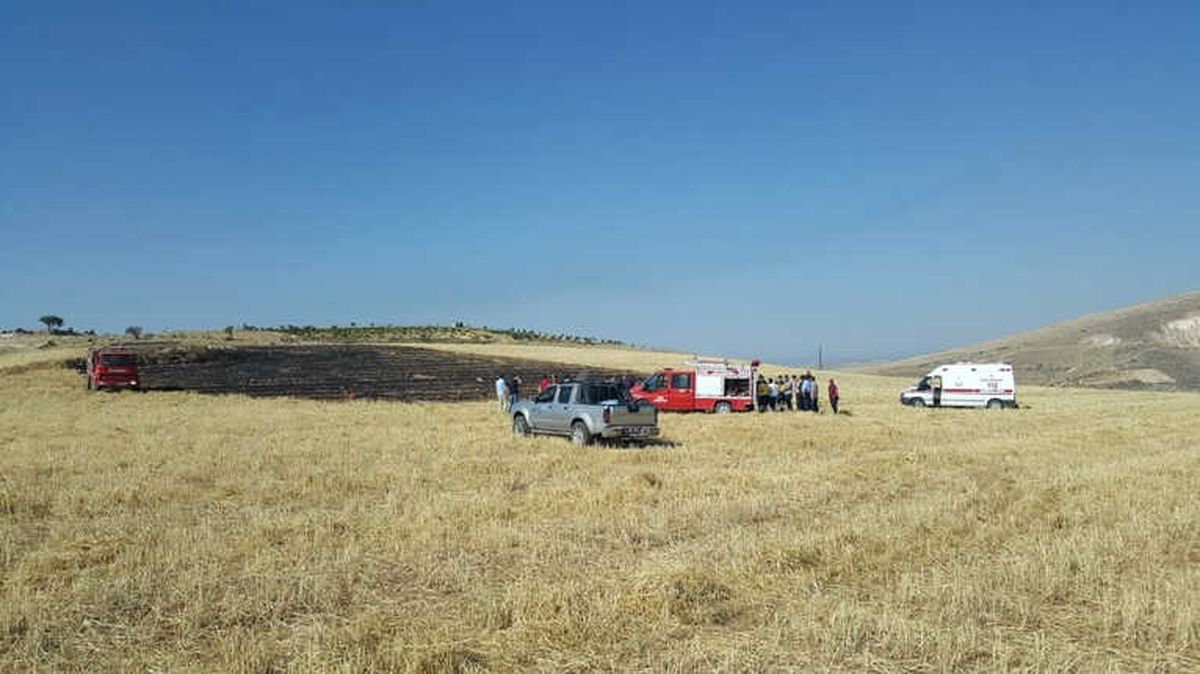 Adıyaman\'da Eğitim Uçağı Düştü