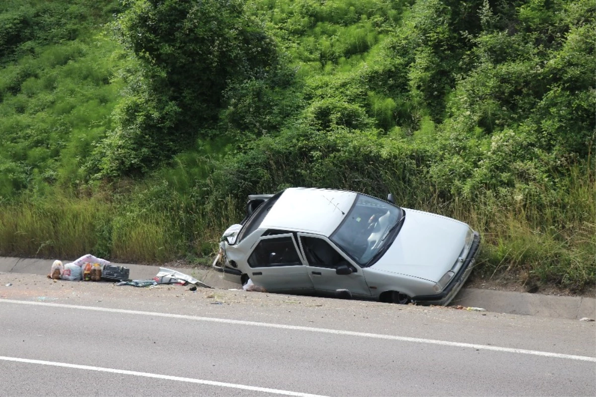 Bolu\'da Trafik Kazası: 2 Yaralı