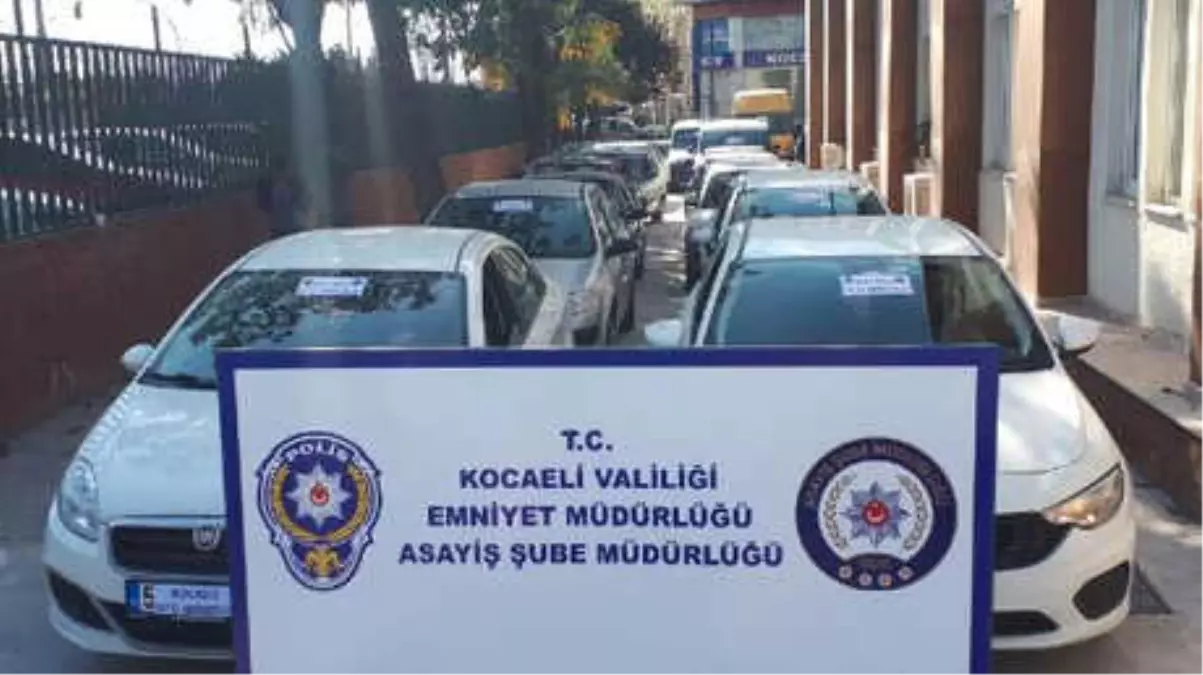 Çetenin Çaldığı Otomobiller Emniyetin Parkını Doldurdu