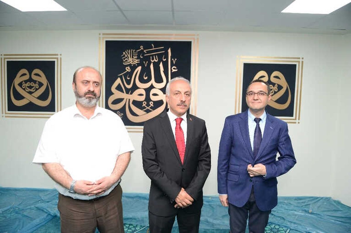Çorum\'da 300 Kişilik Hastane Mescidi İbadete Açıldı
