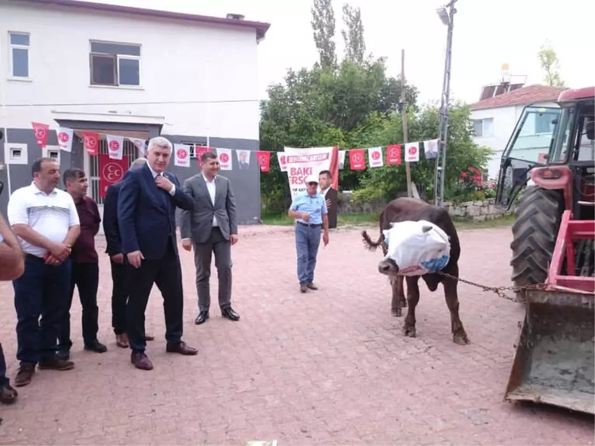 MHP Kayseri Milletvekili Baki Ersoy Kurban Kestirti