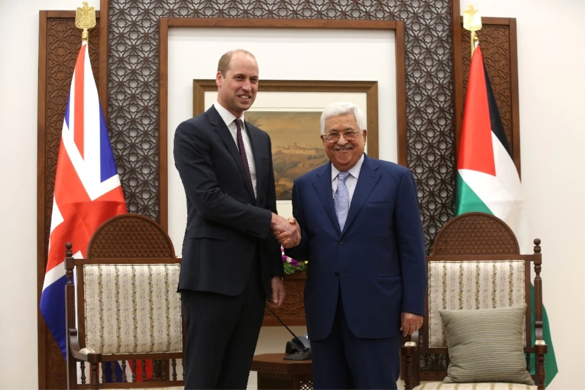 Prens William, Mahmud Abbas ile Görüştü