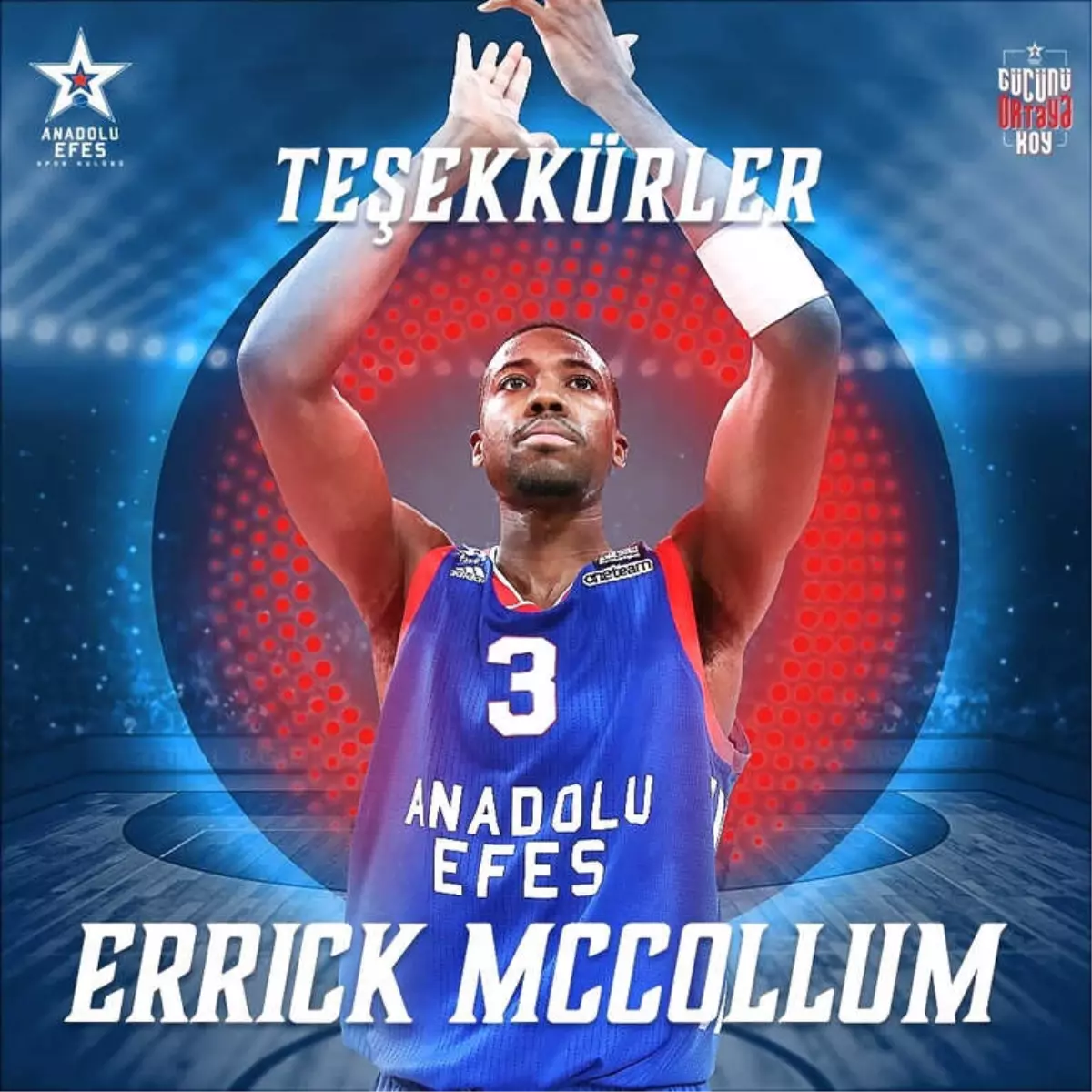 Errick Mccollum ile Yolları Ayrıldı