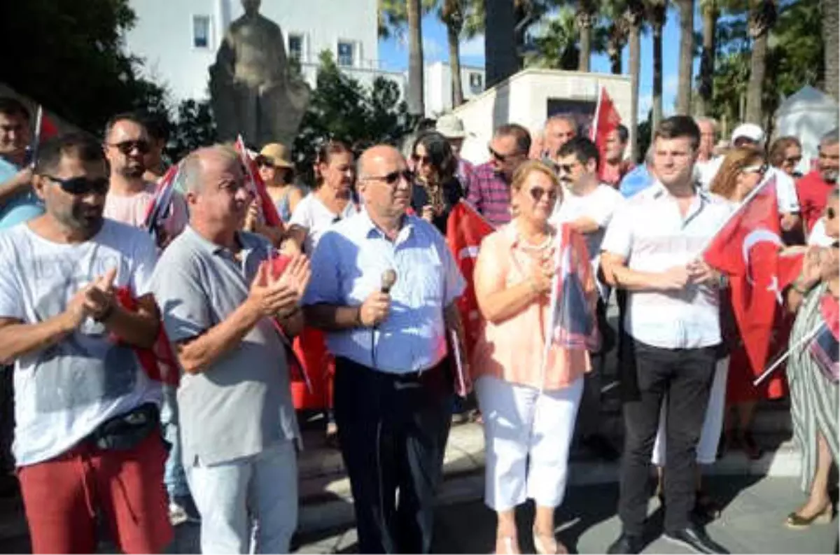 Bodrum\'da CHP\'lilerden Soylu\'nun Açıklamalarına Tepki