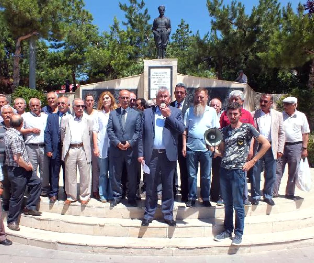CHP Yozgat İl Teşkilatı, İçişleri Bakanı Soylu\'yu Protesto Etti